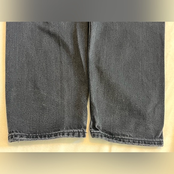 American Eagle Mom Jeans Relaxed Distressed Women’s Black Jeans Size 6 - Picture 12 of 16